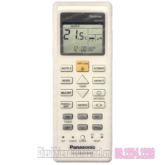 dieu khien dieu hoa panasonic ACXA75C