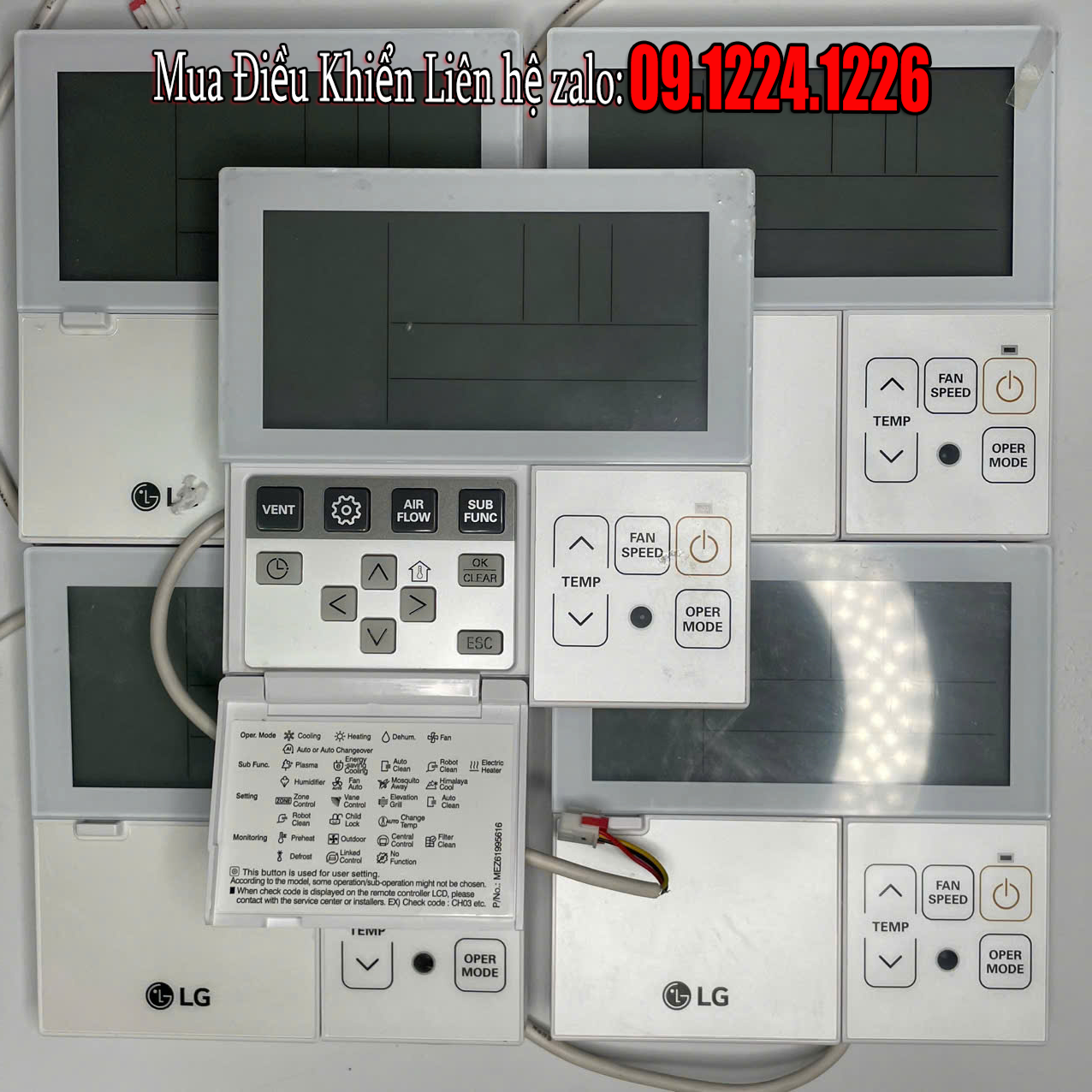 LG ÂM TRẦN PREMTB001 - CREMTB001 (MADE IN KOREA) Điều khiển điều hòa LG Âm trần PREMTB001