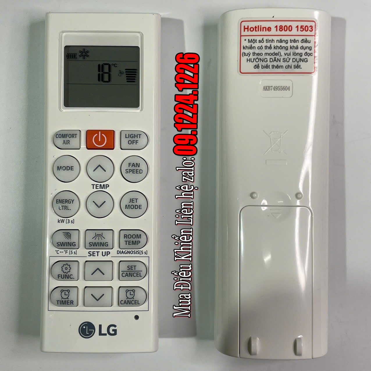 Điều khiển điều hòa LG AKB74955604 Điều khiển điều hòa điều hòa LG