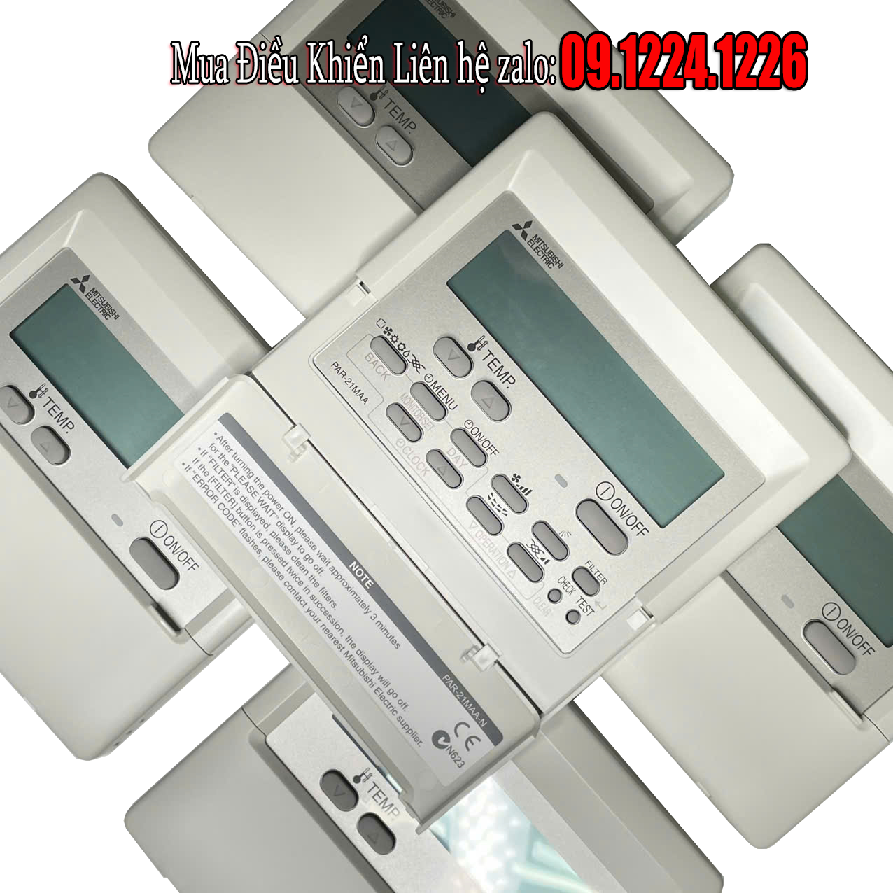 MITSUBISHI ELECTRIC PAR-21MAA (MADE IN THAILAND) Điều khiển điều hoa ÂM TRẦN MITSUBISHI ELECTRIC PAR-21MAA