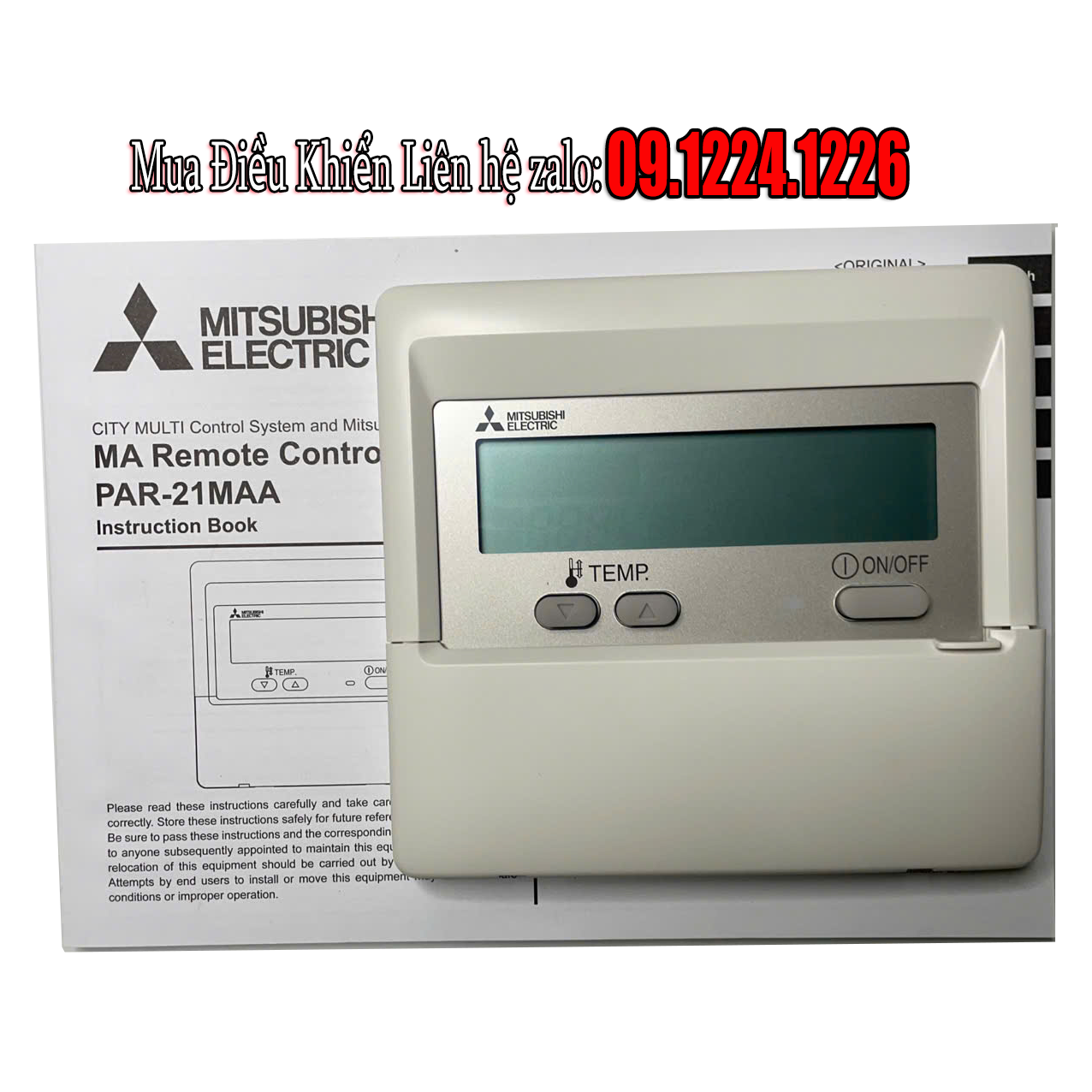 MITSUBISHI ELECTRIC PAR-21MAA (MADE IN THAILAND) Điều khiển điều hoa ÂM TRẦN MITSUBISHI ELECTRIC PAR-21MAA