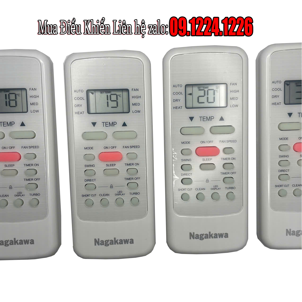 Điều khiển điều h&ograve;a Nagakawa RG51B